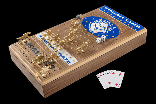 Saint Louis University Deluxe Walnut Horseracing Game