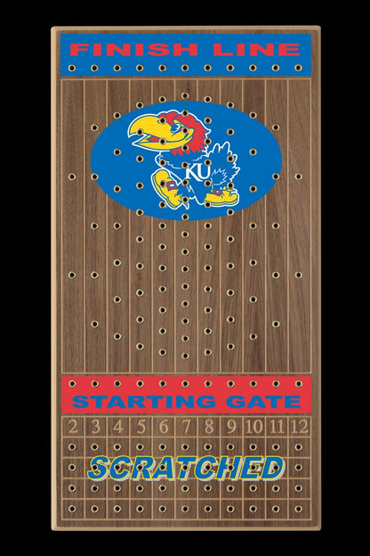 University of Kansas Horseracing Gametop Walnut